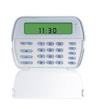 RFK5501E1 Ενσύρματο πληκτρολόγιο LCD ICON 64 ζωνών με δέκτη RF για πίνακες Power Series.