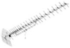 Εξωτερική κεραία 19dB με ενσωματωμένο φίλτρο 4G LTE ANT-38680LTE