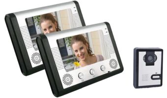 REALSAFE Σετ θυροτηλεόρασης 2 μόνιτορ και 1 κάμερα VDP-112