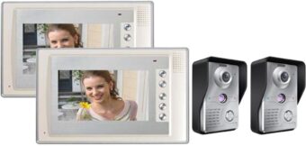 REALSAFE  Κιτ θυροτηλεόρασης 2 μόνιτορ και 2 κάμερες VDP-322