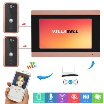 REALSAFE Κιτ θυροτηλεόρασης 1 μόνιτορ και 1 κάμερα VDP-729WF