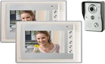 REALSAFE Κιτ θυροτηλεόρασης 2 μόνιτορ και 1 κάμερα VDP-312