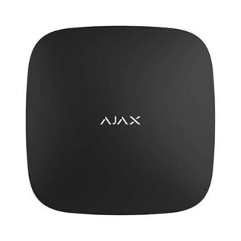 Ασύρματος πίνακας συναγερμού AJAX Hub 2 Plus Black με πίνακα τελευταίας γενιάς με τέσσερα κανάλια επικοινωνίας (Ethernet , Wi-fi , dual sim).