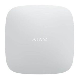 Ασύρματος πίνακας συναγερμού AJAX Hub Plus White με εξελιγμένη προστασία με πίνακα 2ης γενιάς και τεσσάρων καναλιών επικοινωνίας.
