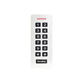 SekuKey Αδιάβροχος Rfid Καρταναγνώστης-Πληκτρολόγιο Λευκός SK2-R EM/W