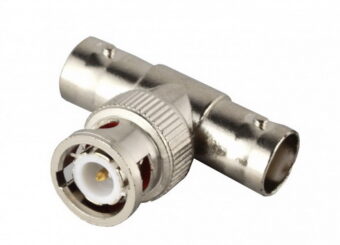 Adapter BNC αρσενικό σε 2x BNC θηλυκά (T)