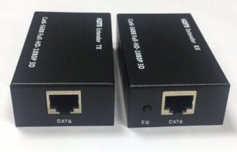 HDMI Extender 60mtr 1x UTP CAT5e/6 καλώδιο 1080P συμβατό με HDMI 1.3, HDCP 1.2 ANGA EXT60