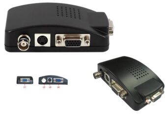 Μετατροπέας BNC & S-VIDEO σε VGA Για προβολή Κάμερας ή DVR σε Monitor ή Tηλεόραση ANGA PS-3001