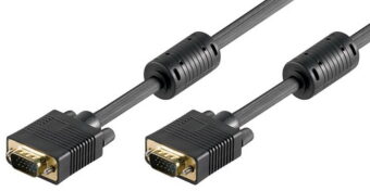 VGA αρσενικό σε VGA αρσενικό 15m, Full HD SVGA Επίχρυσο Goobay