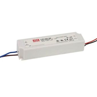 Τροφοδοτικό LED Αδιάβροχο 24V/2.5Α MEANWELL LPV-60-24