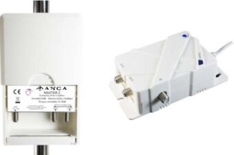 ANGA Master 2 Ενισχυτής Μίας εισόδου UHF & Δύο εξόδων 4G LTE Ρυθμιζόμενος