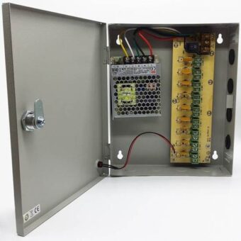 Κεντρικό τροφοδοτικό 9 Καναλιών 12V/4.2A MEANWELL SN1204-9