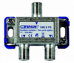 SPAUN VBE2PD Splitter 1/2 Εξόδων Με διέλευση τάσης
