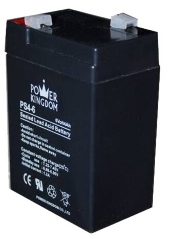 Επαναφορτιζόμενη μπαταρία μολύβδου 6V/4Ah POWER KINGDOM PS4-6