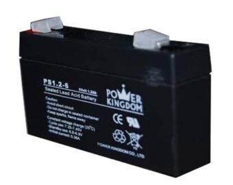 Επαναφορτιζόμενη μπαταρία μολύβδου 6V/1.2Ah POWER KINGDOM PS1.2-6