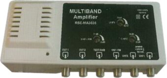 Κεντρικός Ενισχυτής με 3 εισόδους FM/VHF/UHF 42dB MA-3035
