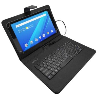 Universal θήκη προστασίας και μεταφοράς, για tablet 10.1", με ενσωματωμένο πληκτρολόγιο (ελληνικό / αγγλικό layout). NOD Type & Protect 10.1"