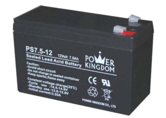 Επαναφορτιζόμενη μπαταρία μολύβδου 12V/7.5Ah POWER KINGDOM PS7.5-12