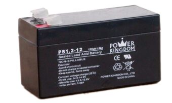 Επαναφορτιζόμενη μπαταρία μολύβδου 12V/1.2Ah POWER KINGDOM PS1.2-12
