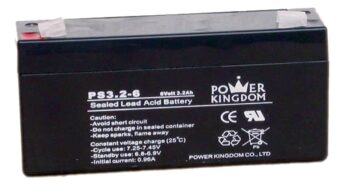 Επαναφορτιζόμενη μπαταρία μολύβδου 6V/3.2Ah PS3.2-6 POWER KINGDOM