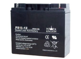 Επαναφορτιζόμενη μπαταρία μολύβδου 12V/15Ah POWER KINGDOM PS15-12