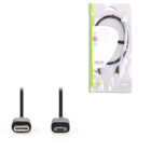 Καλώδιο δεδομένων και φόρτισης USB 2.0, USB type-C αρσ. - USB micro B αρσ., 1m. NEDIS CCGP60750BK10