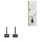 Καλώδιο OTG USB 3.0, C αρσ. σε  Α θηλ., 0.15m. NEDIS CCGP61710BK02
