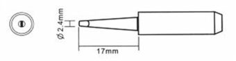 Μύτη Κολλητηριών Σταθμών YH-2.4/tip