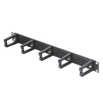 Μεταλικό εξάρτημα 1U τακτοποίησης καλωδίων και "βούρτσα" για Rack KP-410401