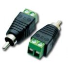 Connector RCA Αρσενικό σε Κλέμμα