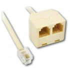 Splitter RJ11 Αρσενικό σε 2 RJ11 Αρσενικά